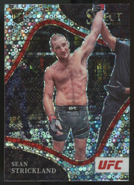 2022 Panini Select UFC Sean Strickland RC Octagonside Disco #264 2022 Panini Select UFC Sean Strickland RC Octagonside Disco #264