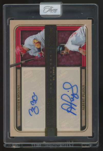2025 Panini Three And Two Molina/Pujols Plus-One Dual Auto /33 #PO-STL 2025 Panini Three And Two Molina/Pujols Plus-One Dual Auto /33 #PO-STL
