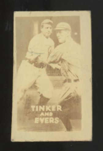 1948 Topps Magic Tinker And Evers Baseball Hall Of Fame #18 Good