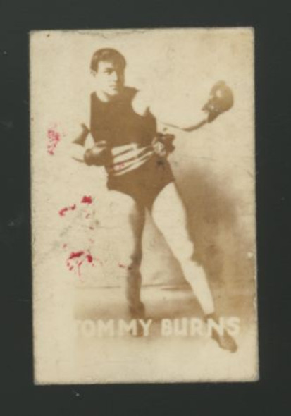 1948 Topps Magic Tommy Burns Boxing Champions #1