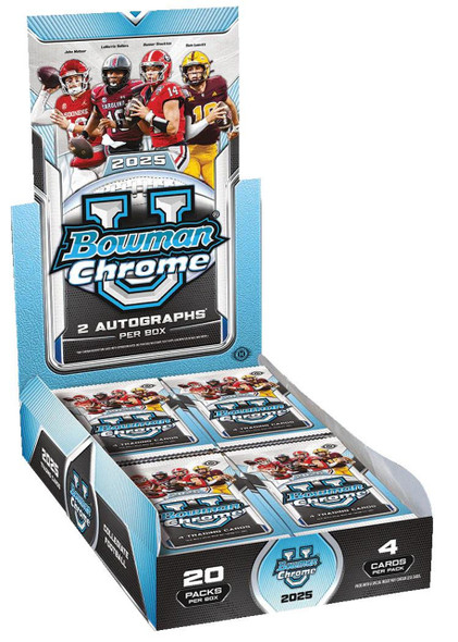 2025 Bowman University Chrome Football Hobby Box 2025 Bowman University Chrome Football Hobby Box