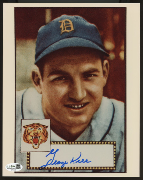 George Kell Signed Autographed 8x10 Photo JSA Cert *553