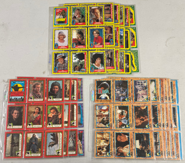 Topps Action and Adventure Complete Card Sets, Hook, Robin Hood, Harry