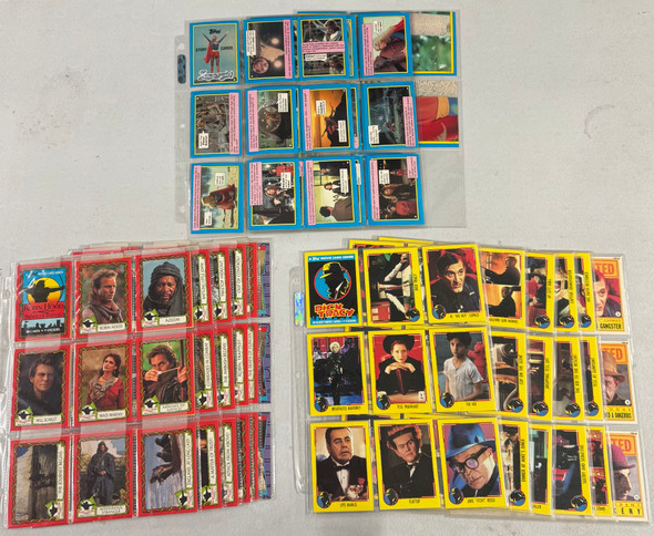 Topps Comics and Heroes Complete Card Sets, Dick Tracy, Supergirl, Robin Hood