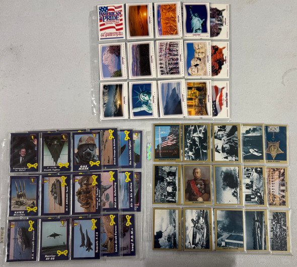 American Pride and War Complete Collector Card Sets, Desert Storm Yellow Ribbon