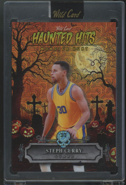 2025 Wild Card Haunted Hits Stephen Curry Cemetery /3 #HHC-SC