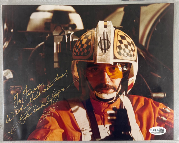 Garrick Hagon "Biggs" Star Wars Signed Autographed 8x10 Photo JSA