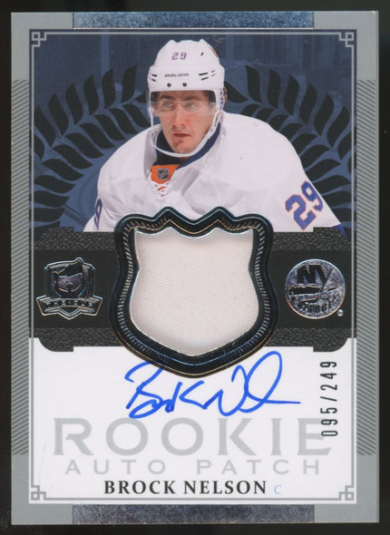 2013-14 Upper Deck The Cup Brock Nelson RC Patch Auto RPA /249 #128