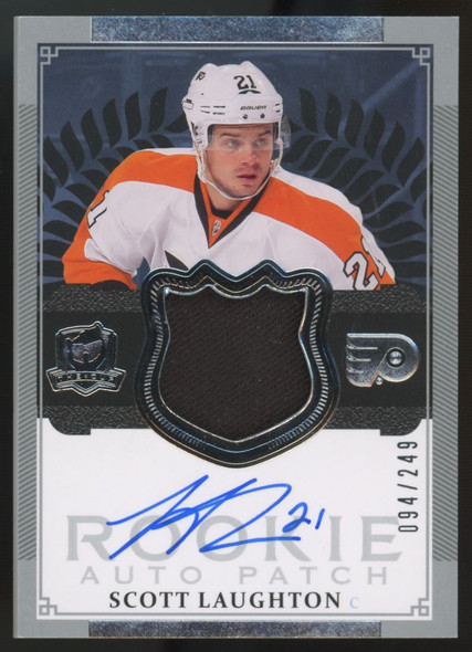 2013-14 Upper Deck The Cup Scott Laughton RC Patch Auto RPA /249 #106