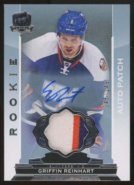2014-15 Upper Deck The Cup Griffin Reinhart RC Patch Auto RPA /249 #130
