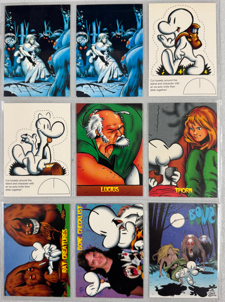 1994 Comic Images Bone Collector Card Promo and Insert Lot
