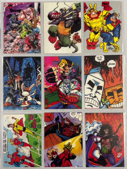 1994 Cards Illustrated Hero Team-Up Promo Card Set