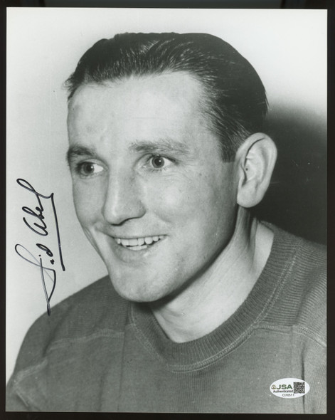 Sid Abel Signed Autographed 8x10 Photo JSA *511