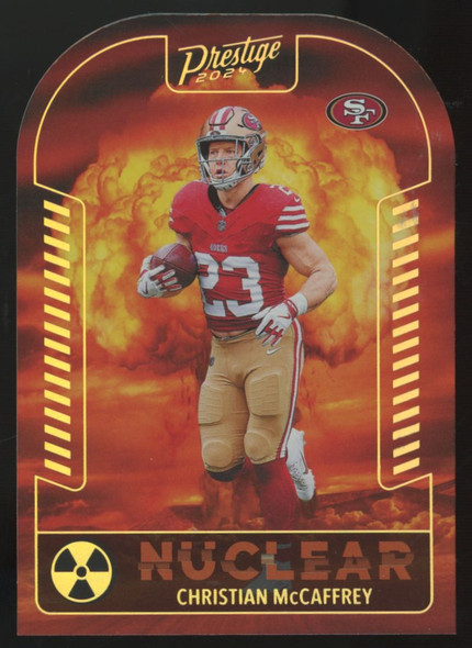 2024 Panini Prestige Christian McCaffrey Nuclear #N-CMY