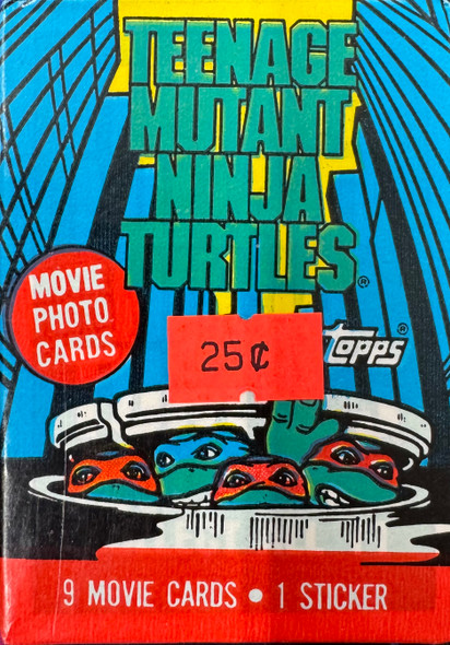 1990 Topps Teenage Mutant Ninja Turtles Series 1 Wax Pack