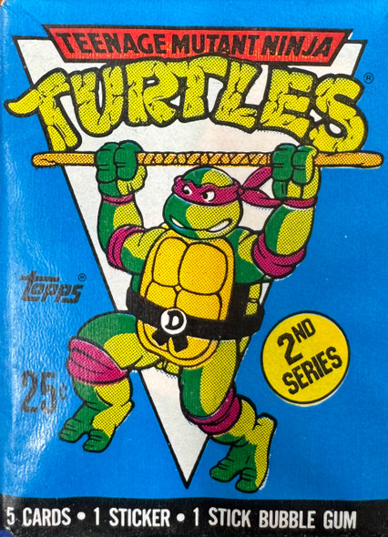 1990 Topps Teenage Mutant Ninja Turtles Animated Series 2 Pack