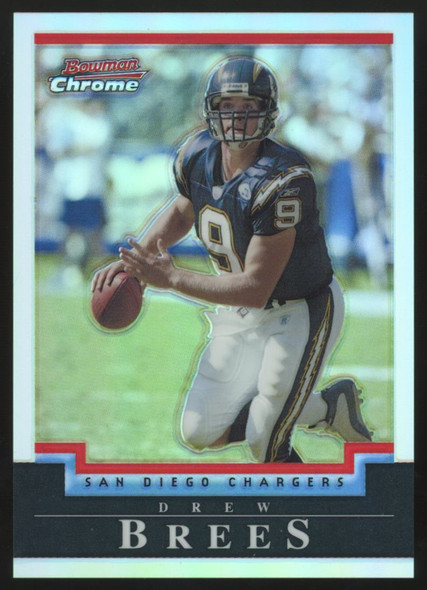 2004 Bowman Chrome Drew Brees Refractor /500 #73