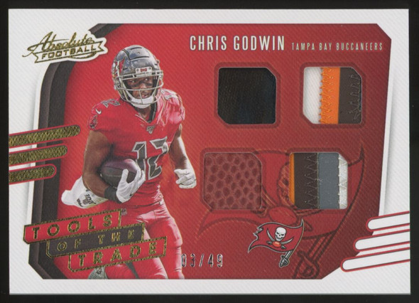 2020 Panini Absolute Chris Godwin Tools Of The Trade Quad Patch /49 #TTQ-14