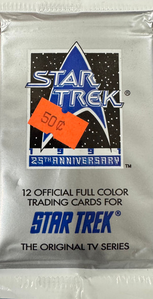 1991 Impel Star Trek The Original Series 25th Anniversary Series 1 Wax Pack