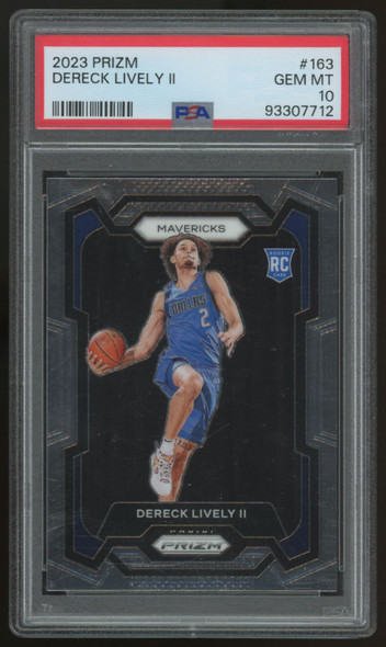 2023/24 Prizm Dereck Lively II RC #163 PSA 10