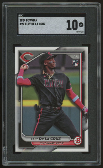 2024 Bowman Elly De La Cruz RC #22 SGC 10