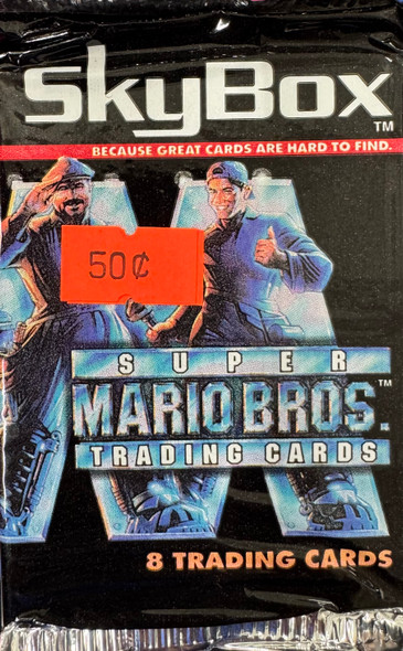 1993 SkyBox Super Mario Brothers Wax Pack