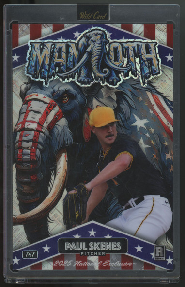 2024 Wild Card Jumbo Paul Skenes RC Mammoth 2025 National Exclusive 1/1