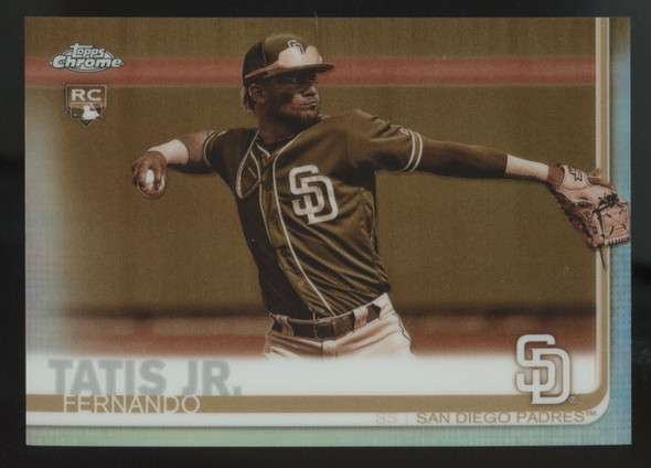 2019 Topps Chrome Fernando Tatis Jr. RC Sepia Refractor #203
