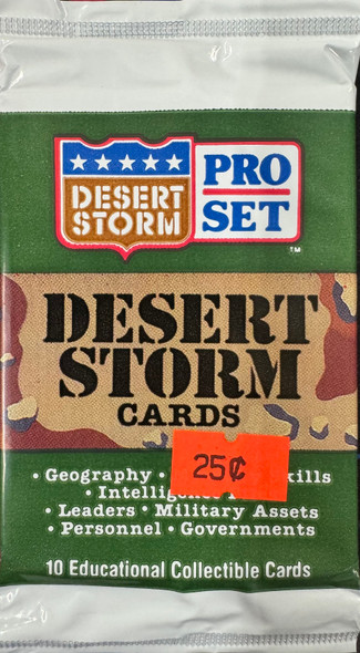 1991 Pro Set Desert Storm Wax Pack