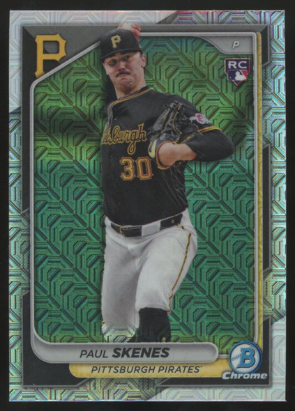 2024 Bowman Chrome Mega Paul Skenes RC Mojo #31 "A"