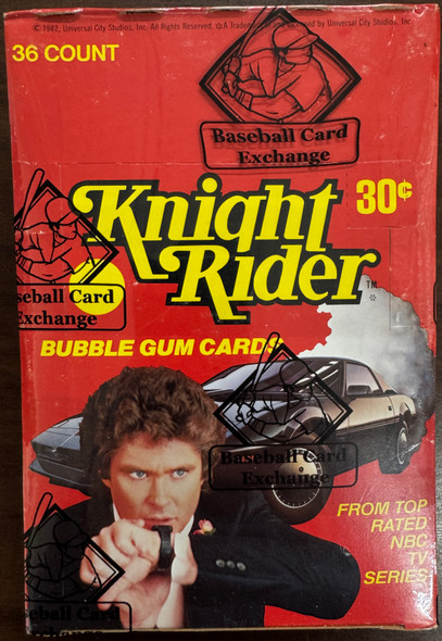 1983 Donruss Knight Rider Wax Box BBCE Wrapped & Sealed