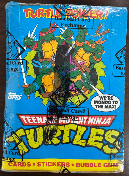 1989 Topps Teenage Mutant Ninja Turtles Wax Box BBCE Wrapped & Sealed