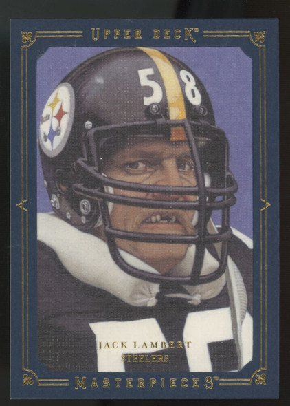 2008 Upper Deck Masterpieces Jack Lambert Blue /150 #78