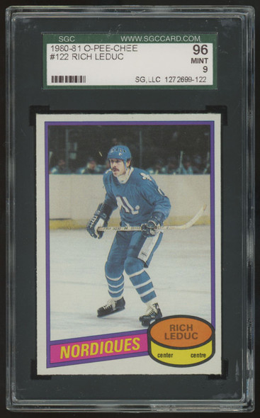 1980-81 O-Pee-Chee Rich Leduc #122 SGC 9