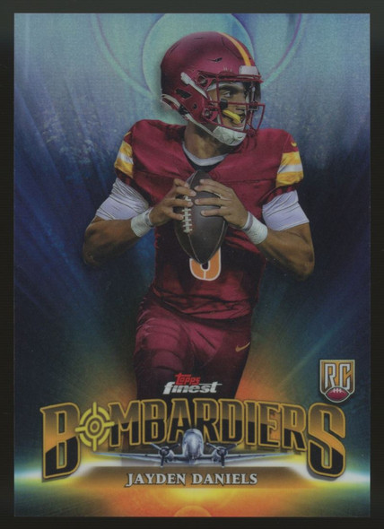 2024 Topps Finest Jayden Daniels RC Bombardiers Refractor #BB-5
