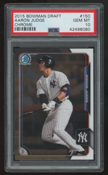 2015 Bowman Draft Aaron Judge Chrome #150 PSA 10