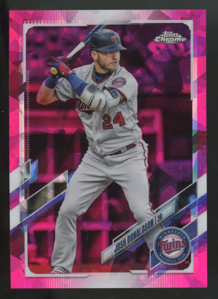 2021 Topps Chrome Sapphire Josh Donaldson Padparadscha Refractor 1/1 #94