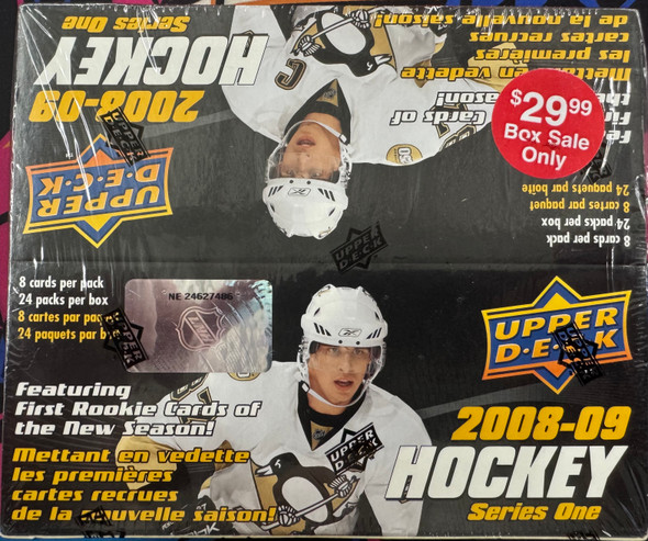 2008/09 Upper Deck Hockey Series 1 Retail Box Factory Sealed