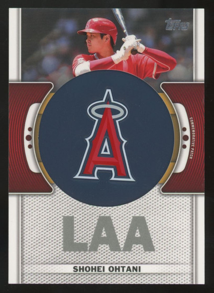 2023 Topps Series One Shohei Ohtani Commemorative Team Logo Patch Relic #TLP-SO