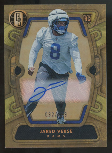 2024 Panini Gold Standard Jared Verse RC Auto /199 #117