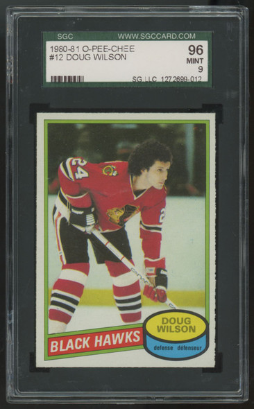 1980-81 O-Pee-Chee Doug Wilson #12 SGC 9