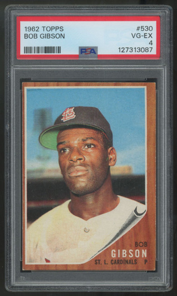1962 Topps Bob Gibson #530 PSA 4 *087