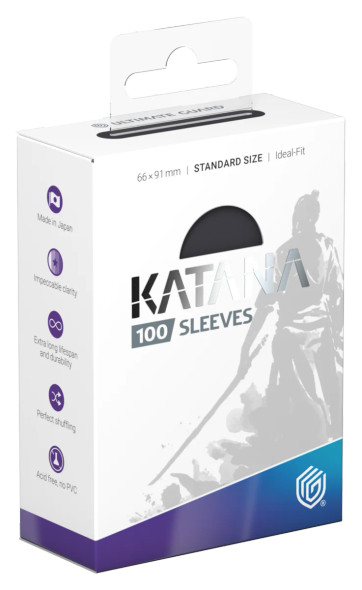 Ultimate Guard: Katana Standard Sleeves 100ct - Obsidian Shard
