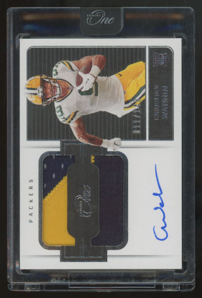 2022 Panini One Christian Watson RC Patch Auto RPA /149 #38