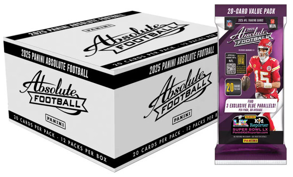 2025 Panini Absolute Football Value Pack Box