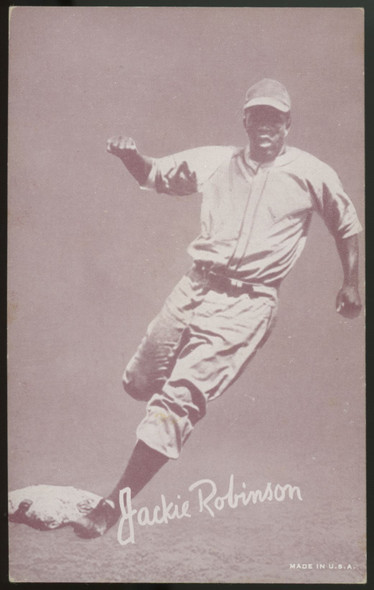 1947-66 Jackie Robinson Exhibit Card VG/EX