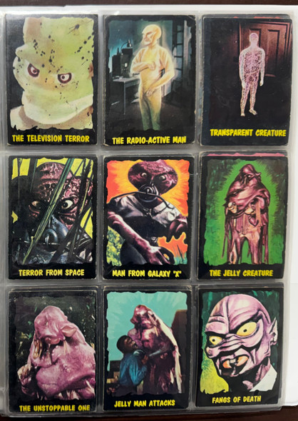 1964 Topps Monsters from Outer Limits Complete Card Set (50/50)