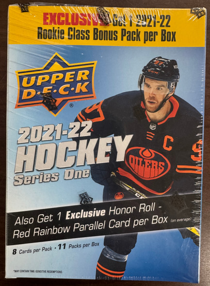2021/22 Upper Deck Hockey Series 1 Mega Box Factory Sealed