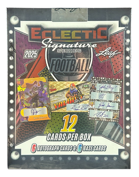 2025 Leaf Eclectic Signature Series Football Hobby Box