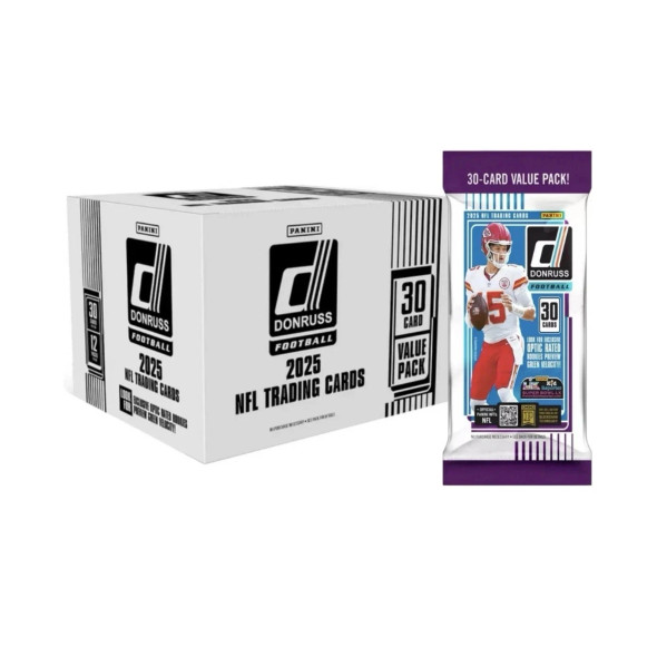 2025 Panini Donruss Football Value Pack Box